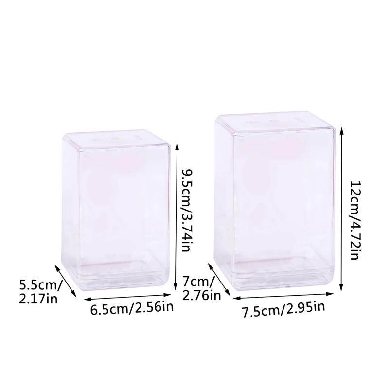 Description Picture 2 of itemFigure Storage Box for Figures Plastic Transparent Ornaments Dust Proof With Lid Boxes Organizer Locker Blind Display Action