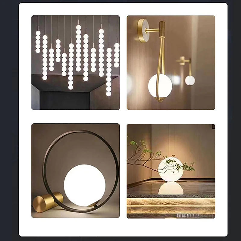 Description Picture 4 of itemGlass Lamp Shade For G9 Bulb Frosted 2cm Fitter Opening Accessory Glass Replacement Globe