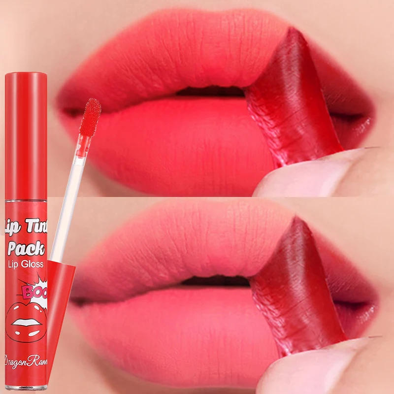 Description Picture 4 of itemPeel-off Lip Gloss Waterproof Long Lasting Non-Stick Cup Beauty Red Lipstick Matte Rose Tear-off Liquid Tattoo Lip Stain Make Up