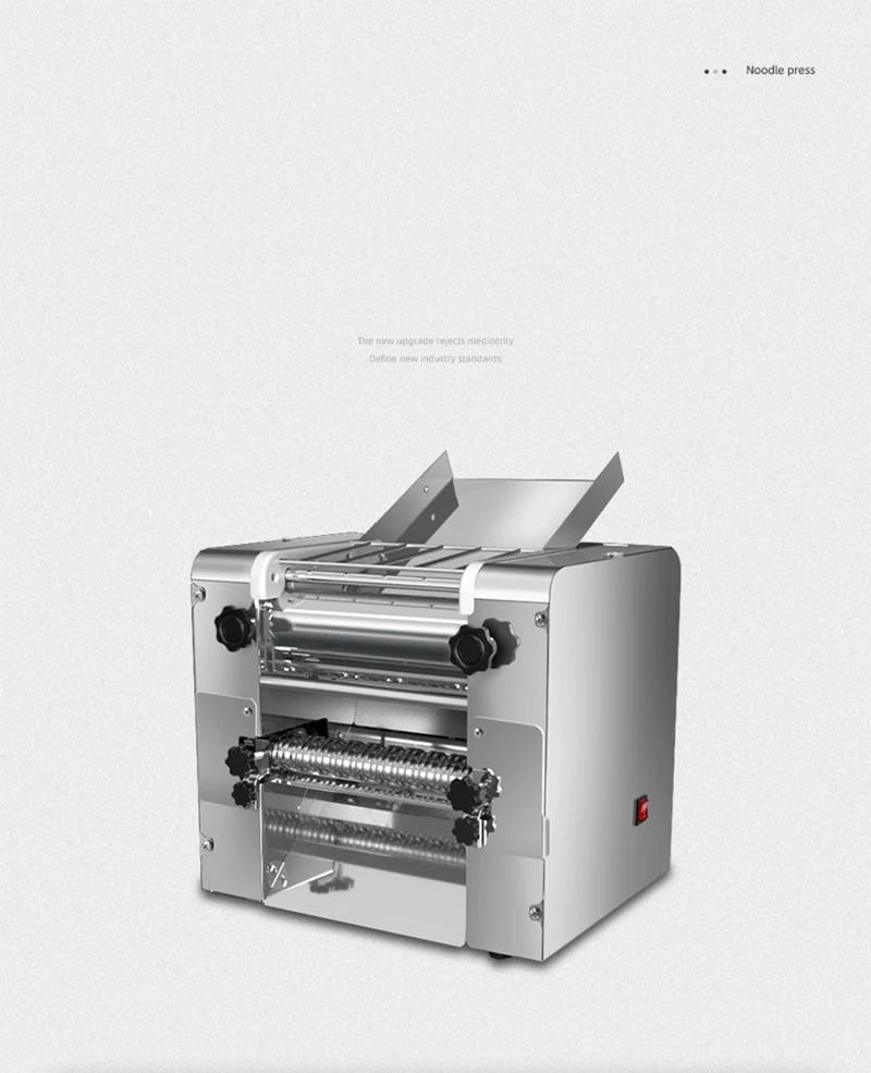 Description Picture 4 of itemElectric Noodle Machine Kneading Making Household Dough Roller Tablet Press Cutting Small Stainless Steel Multifunctional
