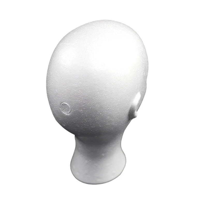 Description Picture 6 of itemWomen Styrofoam Foam Head Model Practical Mannequin Head Model Polystyrene Lightweight Durable Fashion for Hat Hair Wigs Display