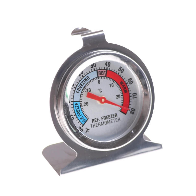 Description Picture 2 of item1pc Stainless Steel Refrigerator Freezer Thermometer Fridge Refrigeration Temperature Gauge Home use