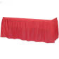 Red Table skirt