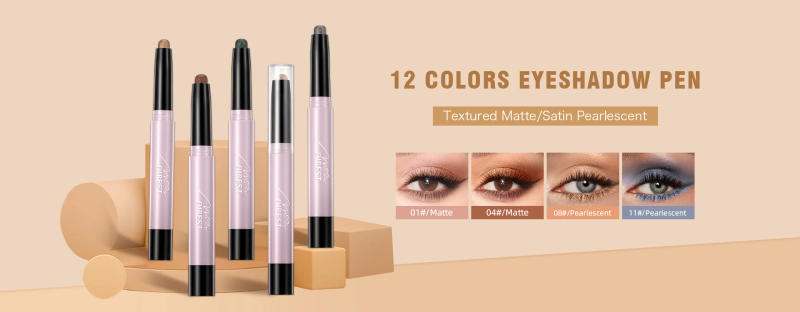 Description Picture 3 of item2023 Women 1 Pcs Eyeliner Liquid Pen Waterproof Long Lasting Quick Drying Smooth Makeup Beauty Matte Eyeliner Stamp Eye Pencil