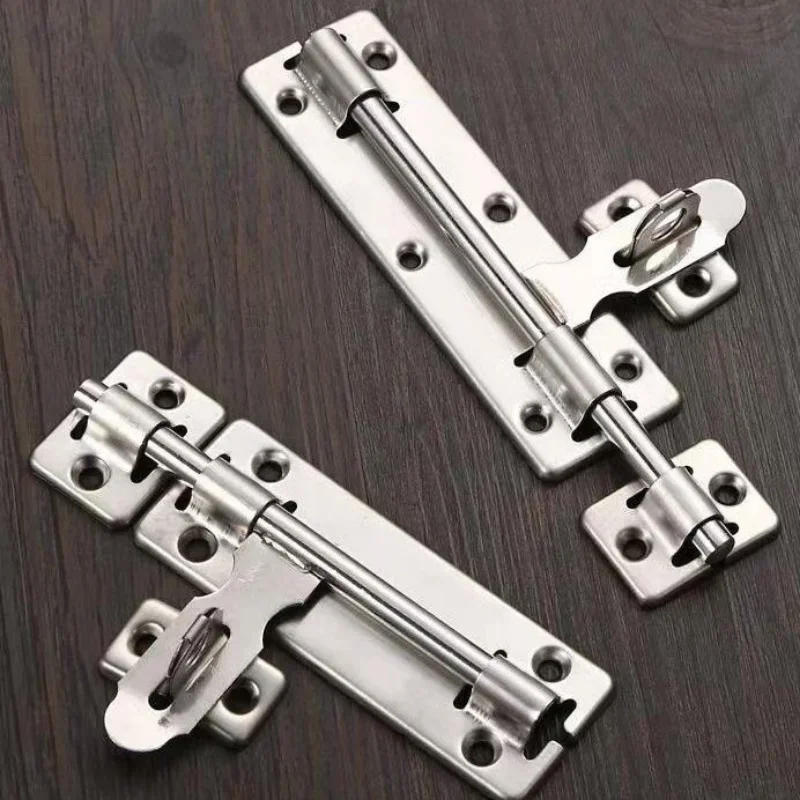 Description Picture 4 of item4/6/8Inch Stainless Steel Hardware Slide Bolt Lock Gate for Gates Fences Garage Shed Doors Gate Safety Door Bolt