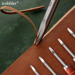 Leather Common Edge Beveler Skiving Craft Keen Edge Cutting Tool for Beveling V-shaped Blade with Rounded Center Taking The Edge