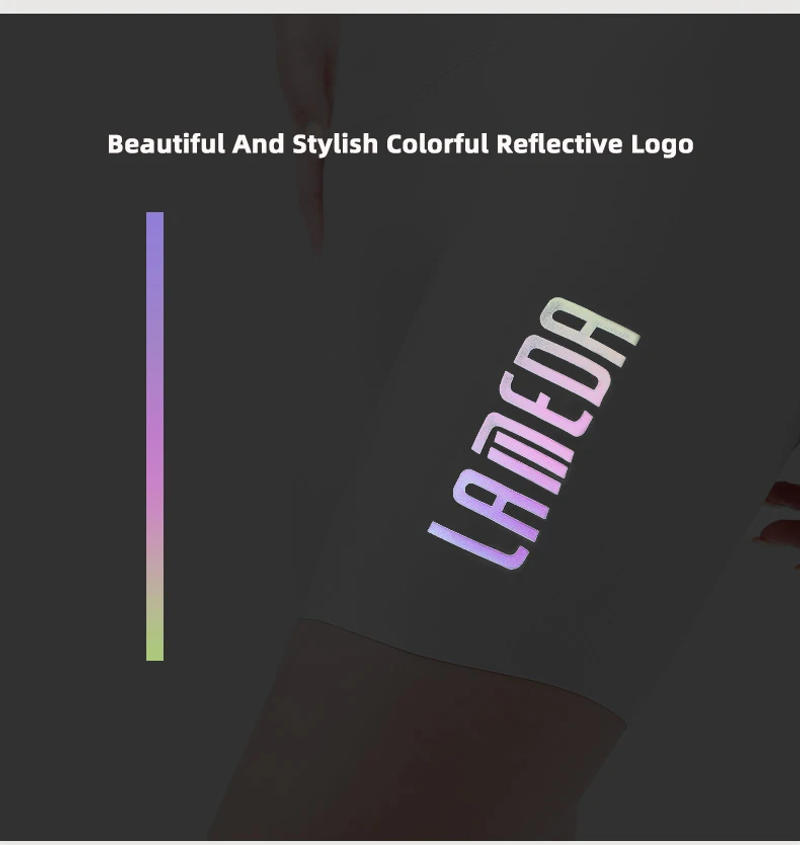 Description Picture 6 of itemLameda Cycling Shorts High Elasticity Cycling Pants Women High Waist Quick Drying Bib Shorts Upf50+ Bicycle Pants