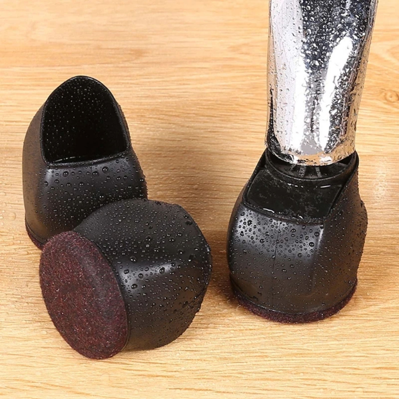 Description Picture 6 of itemSilicone Bed Office Chair Wheel Stopper Furniture Legs Caster Cups Chair Feet Floor Protectors Felt Pads Bottom Prevents