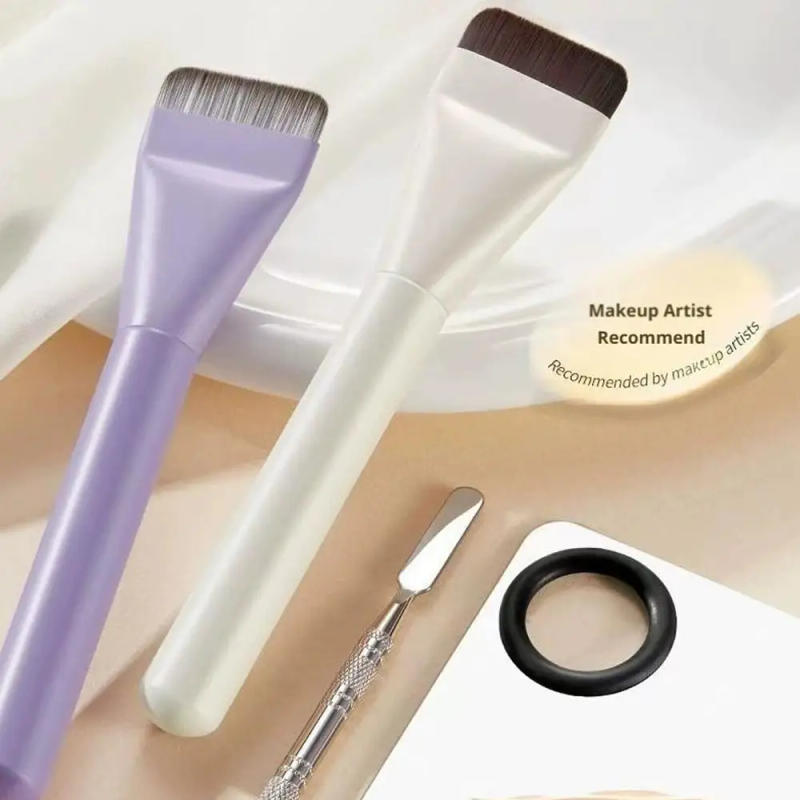 Description Picture 6 of itemUltra Thin Liquid Flat Foundation Brush Lightweight Makeup Tools Soft Bristles Skin-friendly Non-irritating Makeup Brushes