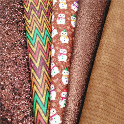 Brown Glitter Leather Sheets Snowmen Custom Glitter Leather Sheets Arrows Printed Faux Leather DIY Craft Sheets Mini Rolls W328