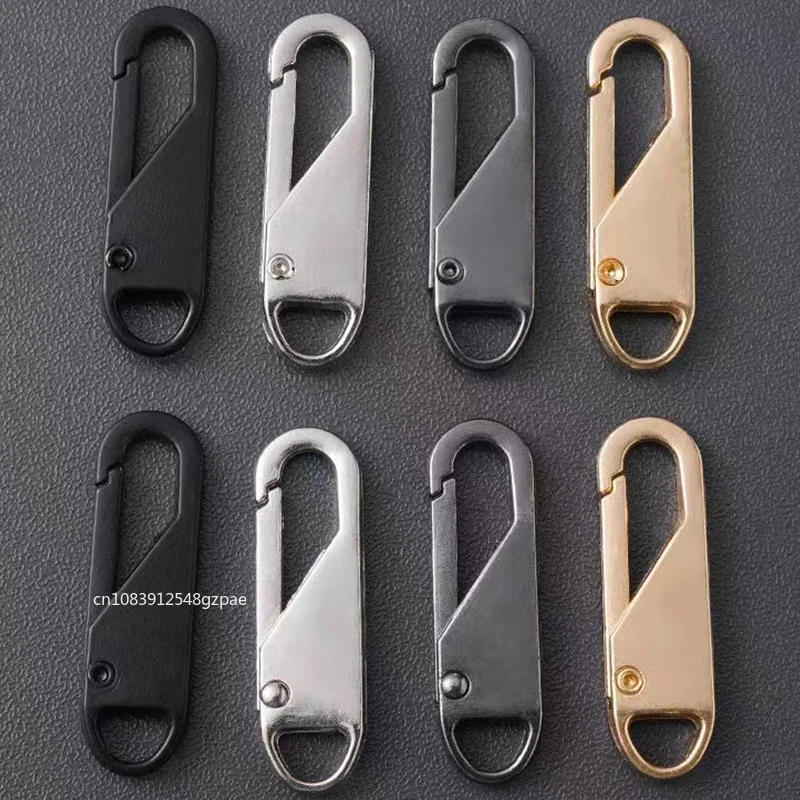 Description Picture 6 of item1/5/10/20Pcs Zipper Slider Puller Instant Repair Bag Replacement Bad Buckle Travel Suitcase Head DIY Sewing Craft