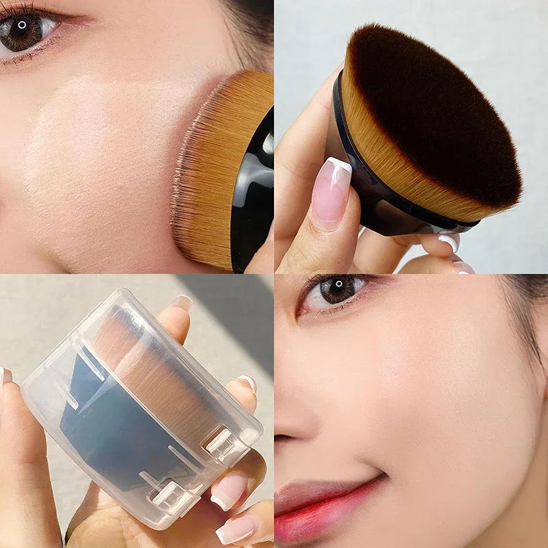 Description Picture 2 of itemNew Magic Makeup Brush Beauty Powder Face Blush Brushes Portable Professional Foundation Brush Large Cosmetics Soft Base Make up
