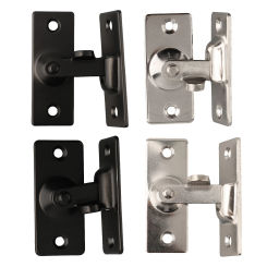 Door Latch Door Lock 90 Degree Right Angle Door Latch Buckle Hasp Sliding Lock Stainless Steel Bolt Hardware Safety Door Bolt