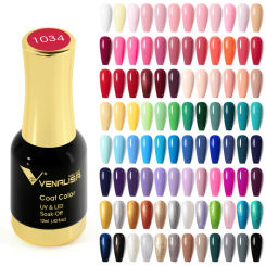 VENALISA 12ml French Pink Nails Crystal Lacquer CANNI Nail Art Glitter Pearl Diamonds Soak off Platinum UV LED Gel Nail Polish