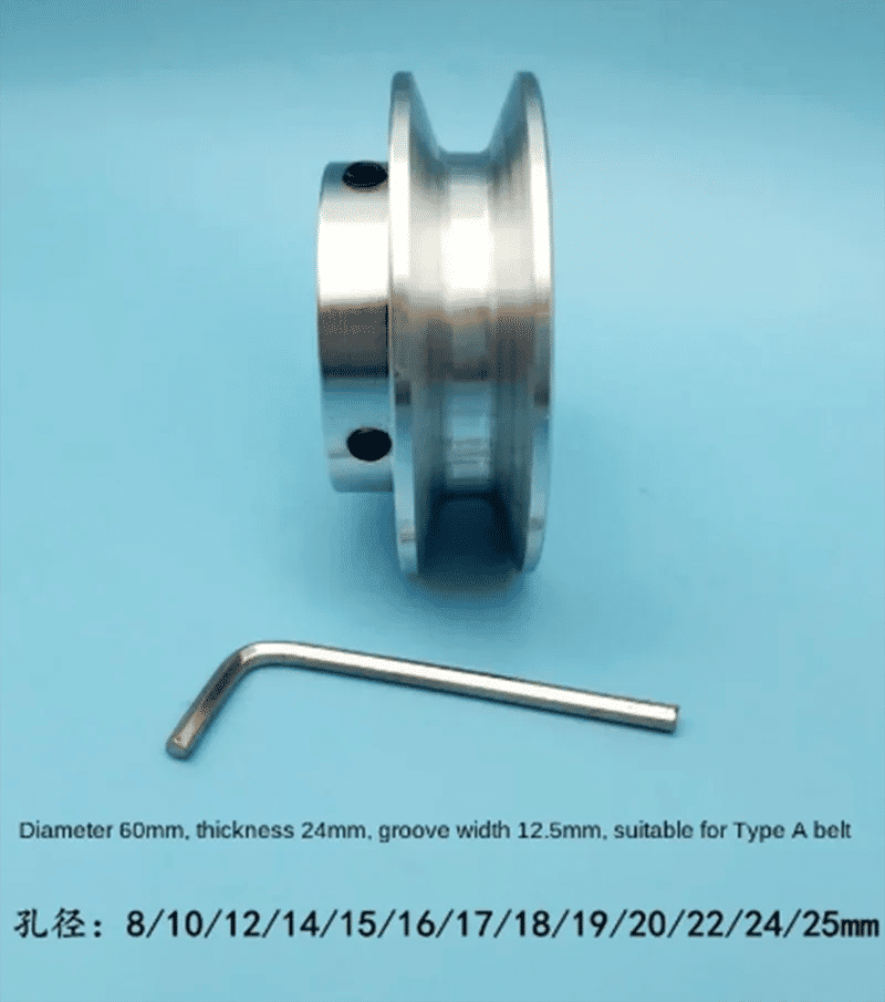 Description Picture 5 of item40mm 60mm 80mm  V-belt Pulley, Single Groove, A- type V-belt Pulley High Quality 1PCS