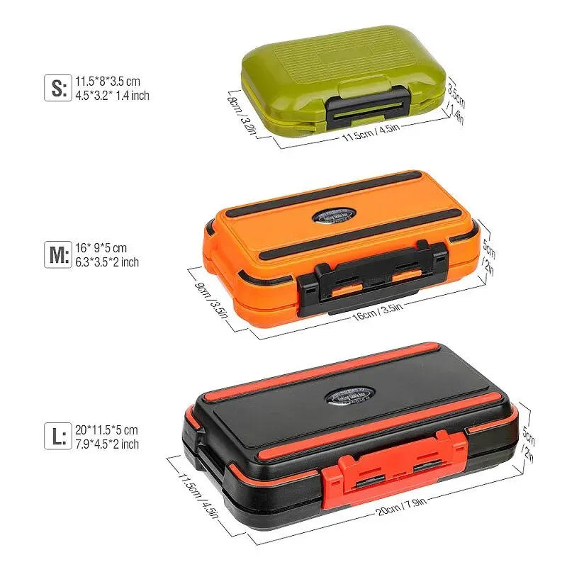 Description Picture 3 of itemWaterproof Fishing Tackle Box Fishing Accessories Tool Storage Box Fish Hook Lure Fake Bait Boxes Carp For Fishing Goods