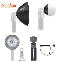 Godox LUX Master Flash Accesorios  Softbox Reflector Auto Sensor Flash Bracket for Camera Fan Type Reflector