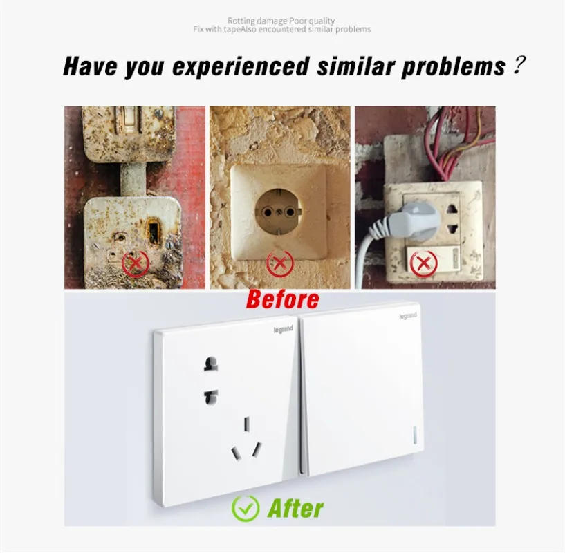 Description Picture 2 of item86mm Cassette Repairer Dark Box Switch Old Socket Boxes Replacement Fixing Support Wall Bottom Box Restorer Support Rod