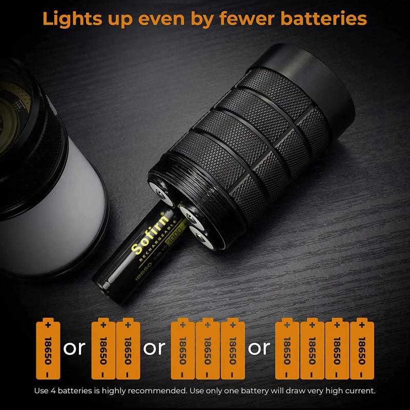 Description Picture 5 of itemSofirn BLF LT1 LED Camping Light Super Bright Anduril 2.0 Rechargeable Hiking Torch Spotlight Variable Color 2700K to 5000K