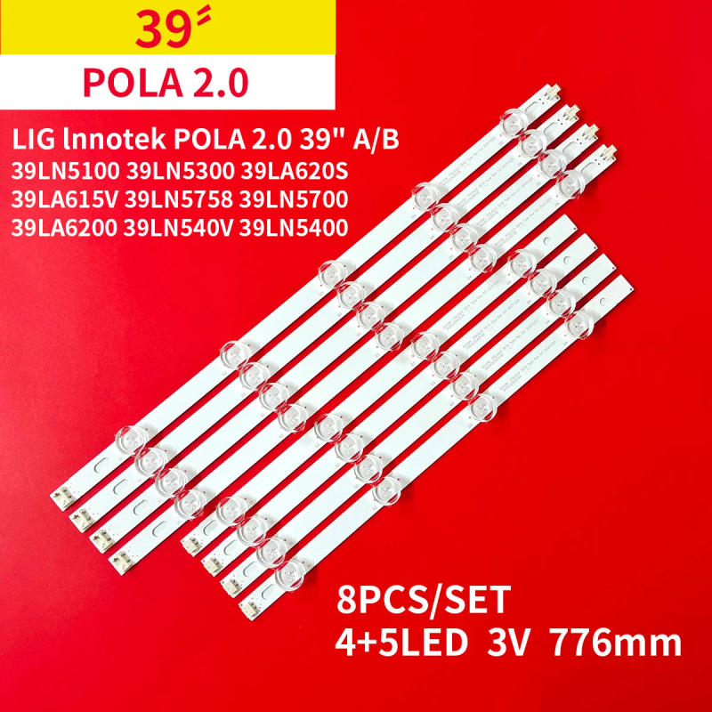 Description Picture 2 of itemLED Backlight strip 9 Lamp For INNOTEK POLA2.0 39 39LN540U 39LA6130 39LA6154 39LN5404 39LN570R 39LN575U 39LN610V 39LN548C