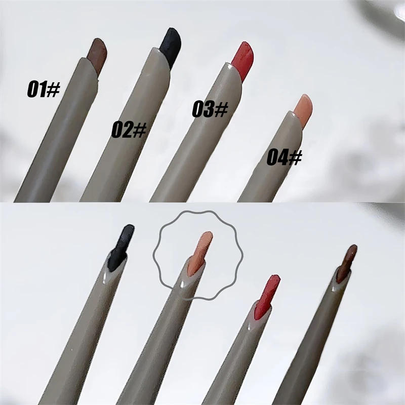 Description Picture 6 of itemSilky Long-lasting Eye Liner Pencil  Eyeliner Pen Natural Matte Wine Red Eyeliner Easy To Color Waterproof Eye Make Up Cosmetics