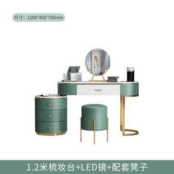 Modern Removable Bedside Table Vanity Dressing Table bedroom Furniture vanity Dressers for Bedroom  Makeup Table with Mirror Z