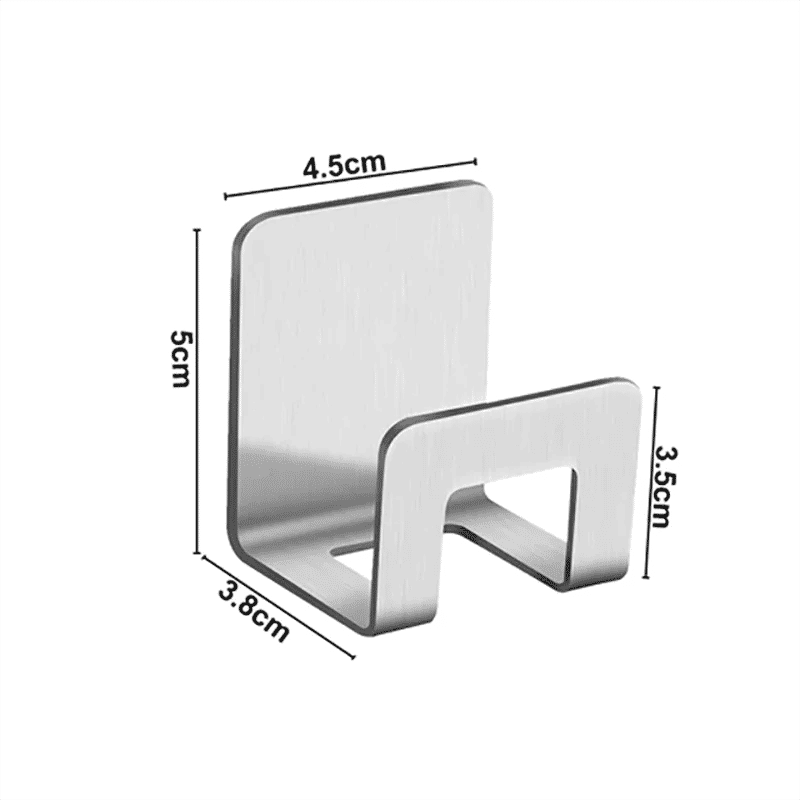 Description Picture 4 of itemStainless Steel Sink Tray Drainer Rack Kitchen Sink Sponge Holders Self Adhesive Hook Storage Holder Kitchen Wire Rag Organizer