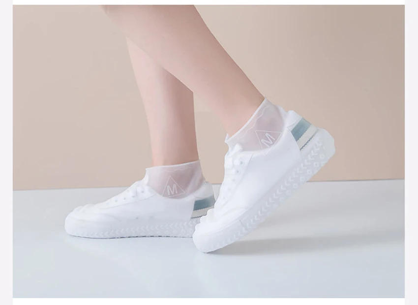 Description Picture 5 of itemWaterproof Silicone Shoe Covers Long Reusable Non-Slip Wear-Resistant Rain Shoe Protector Anti-Slip Boot For Outdoor Rainy Day