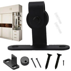 Barn Door Track Quietly Barn Door Soft Close Kit Barn Door Track And Hardware Kit For Kitchen Cupboard Bathroom Dormitory
