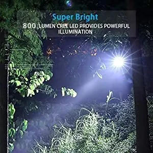 Description Picture 6 of itemLED Tactical Flashlight Rechargeable, IPX6 Waterproof Flashlight,800lm, Super Bright LED, Zoomable, Pocket-Size LED Flashlight