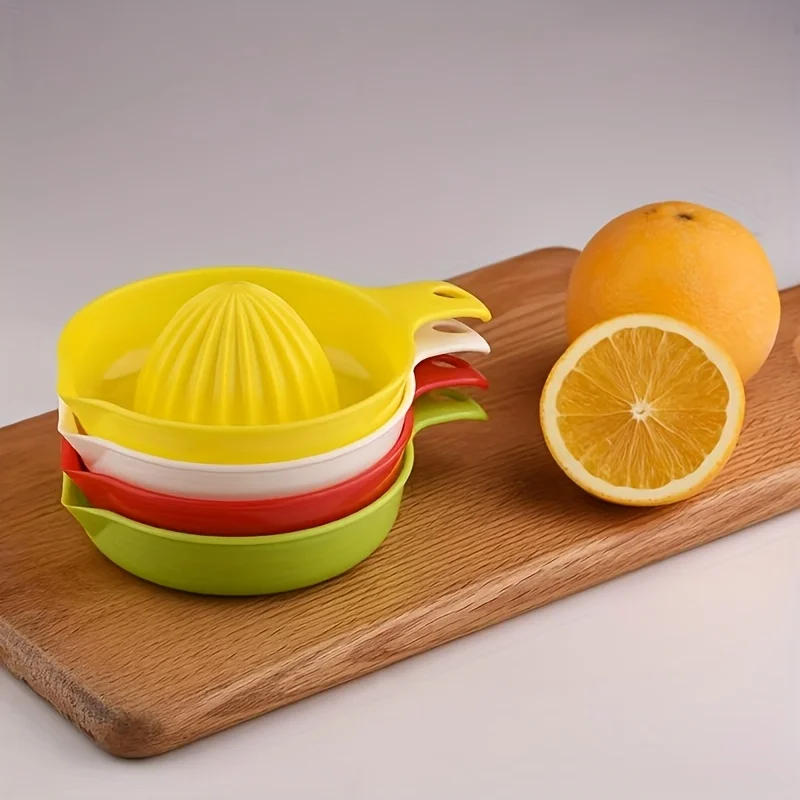 Description Picture 3 of item1/4pcs Fruit Lemon Orange Juicer Manual Portable Citrus Juicer Kitchen Hand Press Apple Lemon Squeezer Multifunctional Fruit Jui