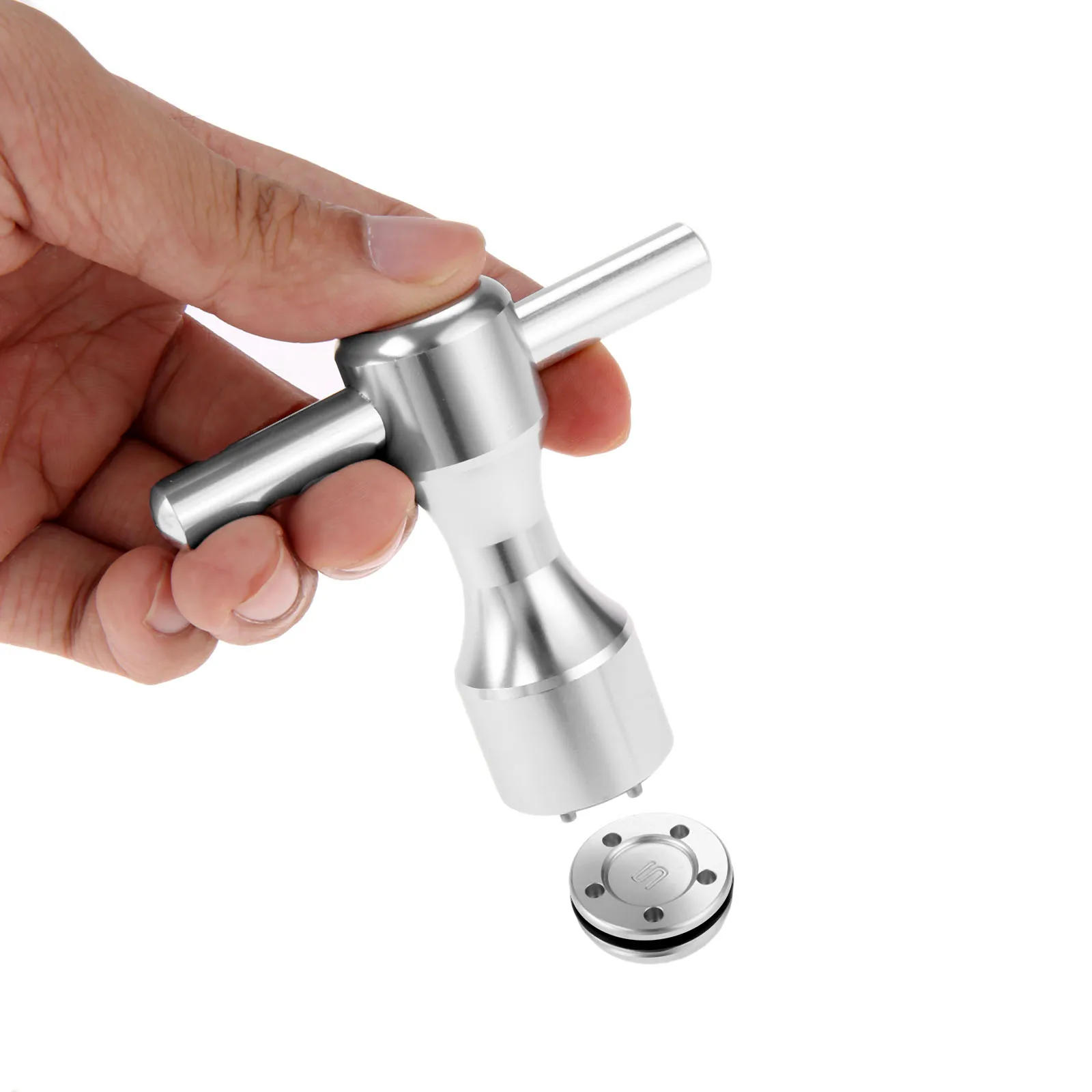 Description Picture 2 of item2Pcs Silver Metal Golf Club Heads Weights for Scotty Cameron 5g 10g 15g 20g 25g 30g 35g 40g with 1Pc Golf Putter Wrench Tool Set