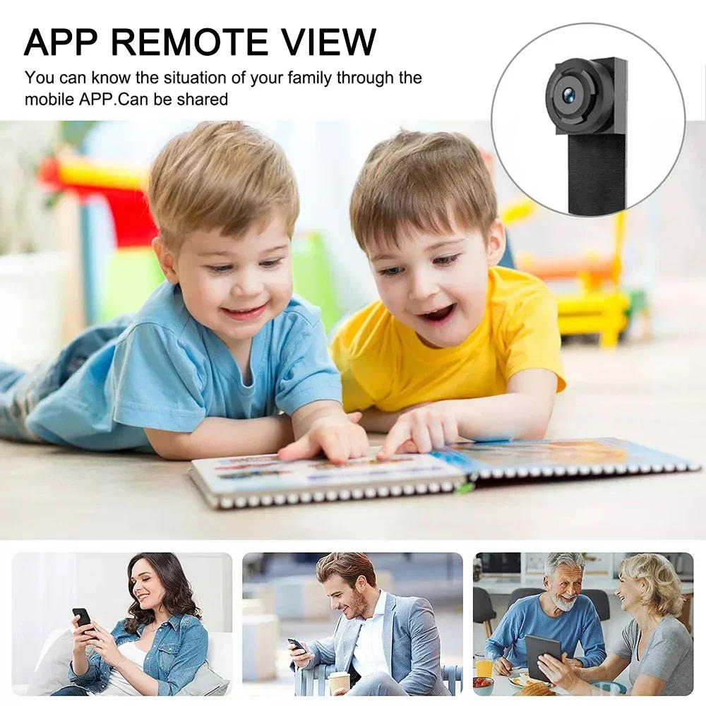 Description Picture 6 of itemHD1080P Wifi Mini Camera DIY Portable Small Cam  Micro Camcorder P2P Wireless Webcam Loop Recording Support Remote Viewing