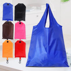 DINYAO Colorful Waterproof Shopping Bag Foldable Oxford Checkered Cloth Portable Storage Bag Reusable Handbag