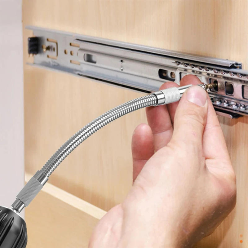 Description Picture 5 of item150-400mm 1/4 Hex Flexible Extension Shaft Flexible Shaft Bit Holder Impact Driver Ratchet Screwdriver Extend Rod 10-3/4" Length