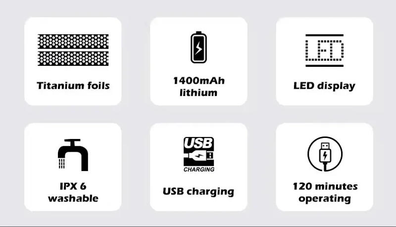 Description Picture 3 of itemVGR Hair Trimmer Professional Shaver Rechargeable Beard Trimmer Waterproof Beard Shaver Electric Shaving Machine for Men V-362