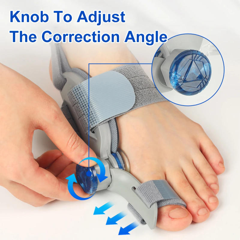 Description Picture 3 of item1Pcs Orthopedic Bunion Corrector Device Hallux Valgus Toe Correction Pedicure Foot Care Tool Thumb Big Bone Orthotics