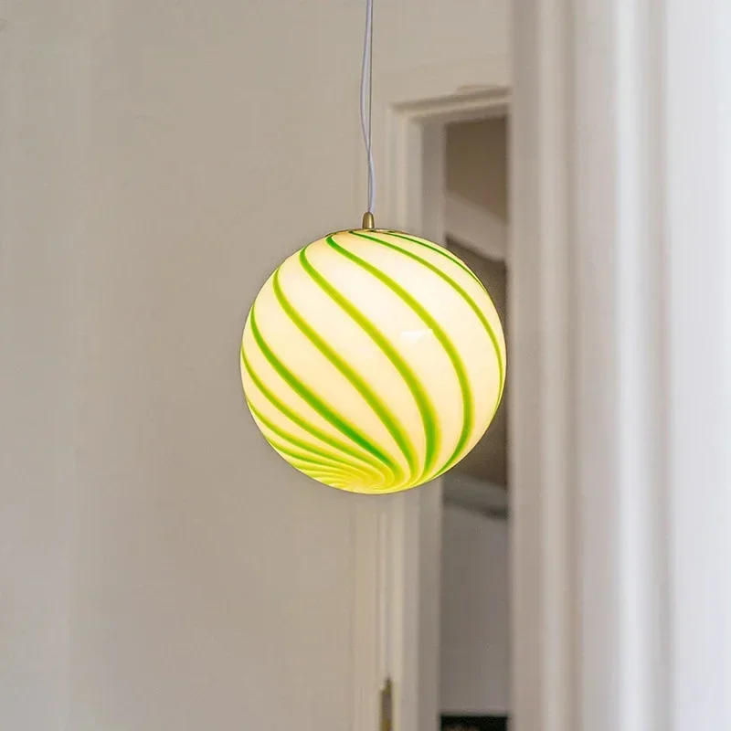 Description Picture 4 of itemModern Lollipop Ball Chandelier Kids Room Pendant Light for Bedroom Living Room Home Shop Decor Art LED Round Pendant Lamp