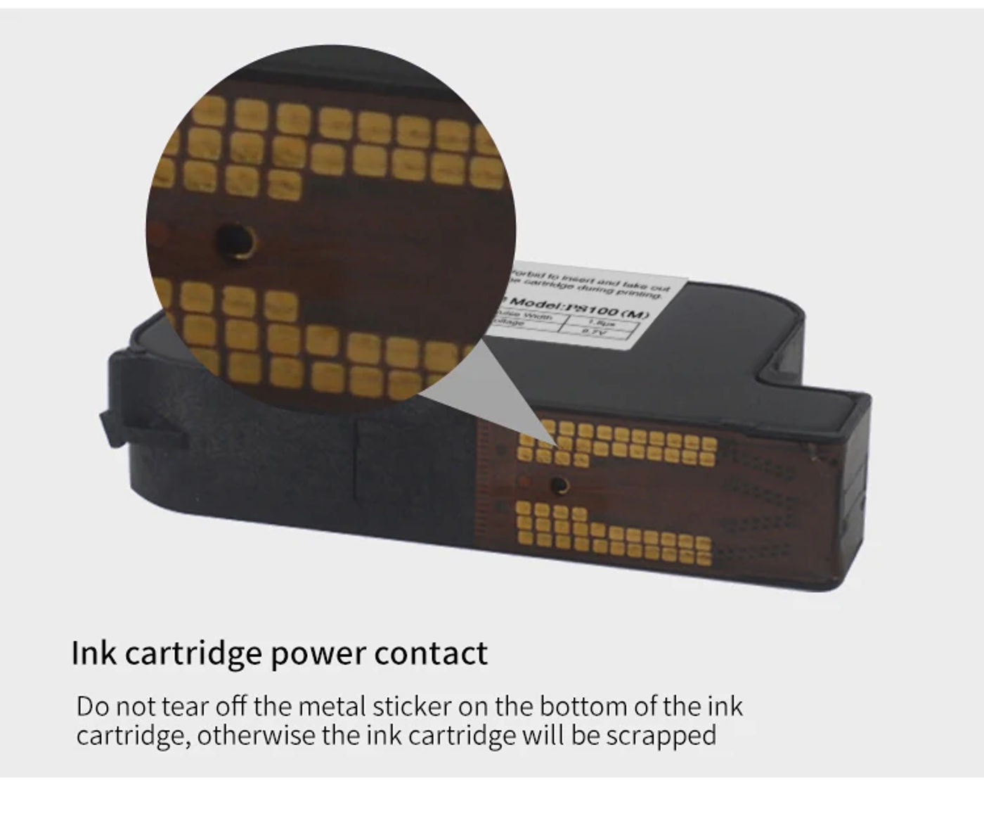 Description Picture 5 of itemPhezer A Level Ink 1/3/5/10pcs Handheld Online Inkjet Printer Cartridge Quick Dry Black B Level 12.7mm Original Parts Office