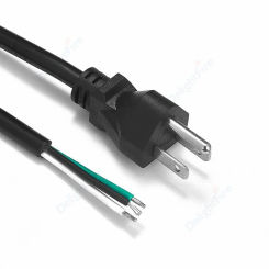US Plug Extension Power Cable 3 Pin Prong USA American AC Switching Power Supply Cord 1.5m 1.8m 3m 16AWG For Instrumentation
