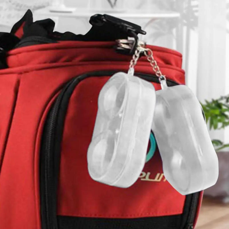 Description Picture 4 of itemTable Tennis Ball Container Box Hard Plastic Case Ping Pong Ball Storage Box With Keychain Table Tennis Accessories Gift