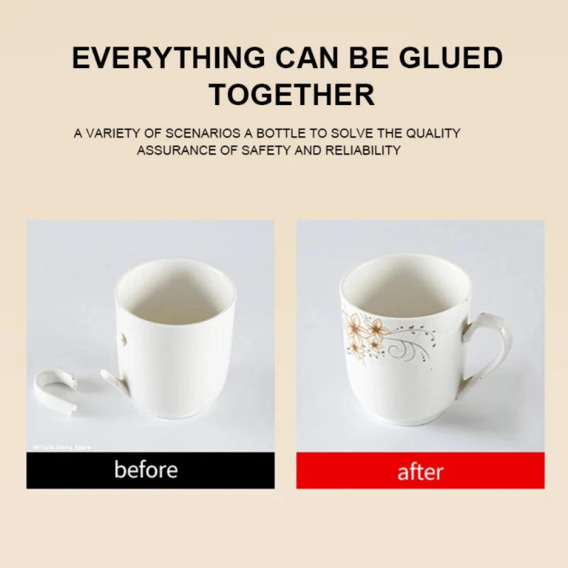 Description Picture 5 of itemSuper Glue Rubber Strong Instant Glue Cyanoacrylate Adhesive 1/3/6/12 Items. Transparent Epoxy Resin Metal and Glass Adhesives