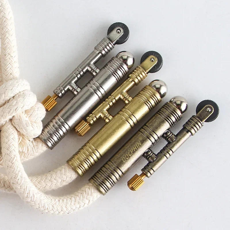Description Picture 6 of itemNew Metal Windproof Match Rope Kerosene Lighter Outdoor Camping Survival Retro Vintage Tinder Smoking Accessories Gadgets