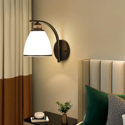 Lamp Bedside Lamp Vintage Creative Living Room Hallway Balcony European Style Single Head Stair Lamp room decoration  lights