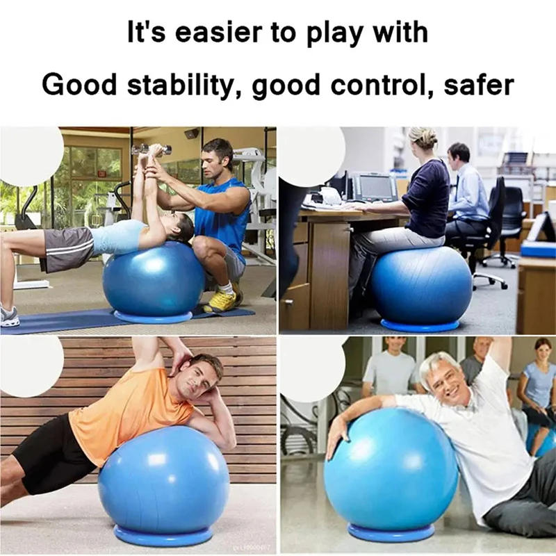 Description Picture 4 of itemGym Yoga Ball Base Non-slip Explosion-proof PVC Pilates Round Exercise Thicken Stable Balance Fixed Ring For 55-85cm Yoga Ball