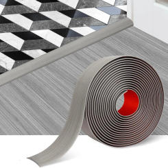 1pc 1m/3m Self-adhesive Floor Cover Strips Carpet Edge Trim Strip Floor Transition Door Threshold Gaps Door Bottom Sealing Strip