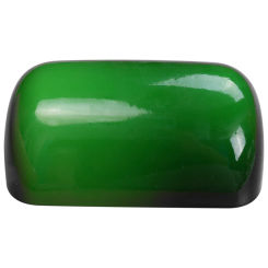 Green Color GLASS BANKER LAMP COVER/Bankers Lamp Glass Shade Lampshade