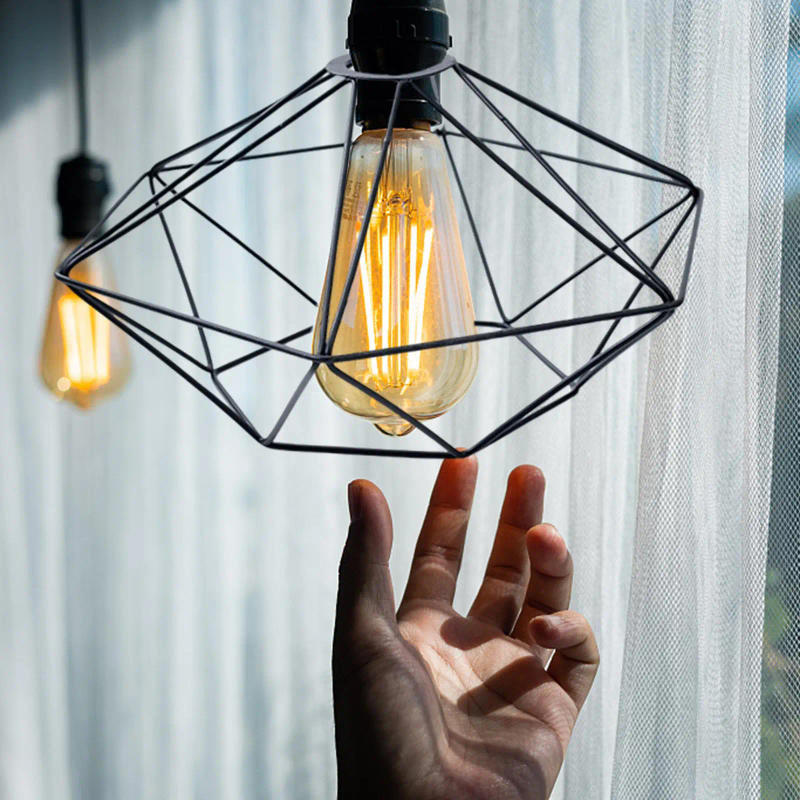 Description Picture 5 of itemWire Cage Lamp Shades Light Cage Lampshade Guard for Pendant Lights Bedroom