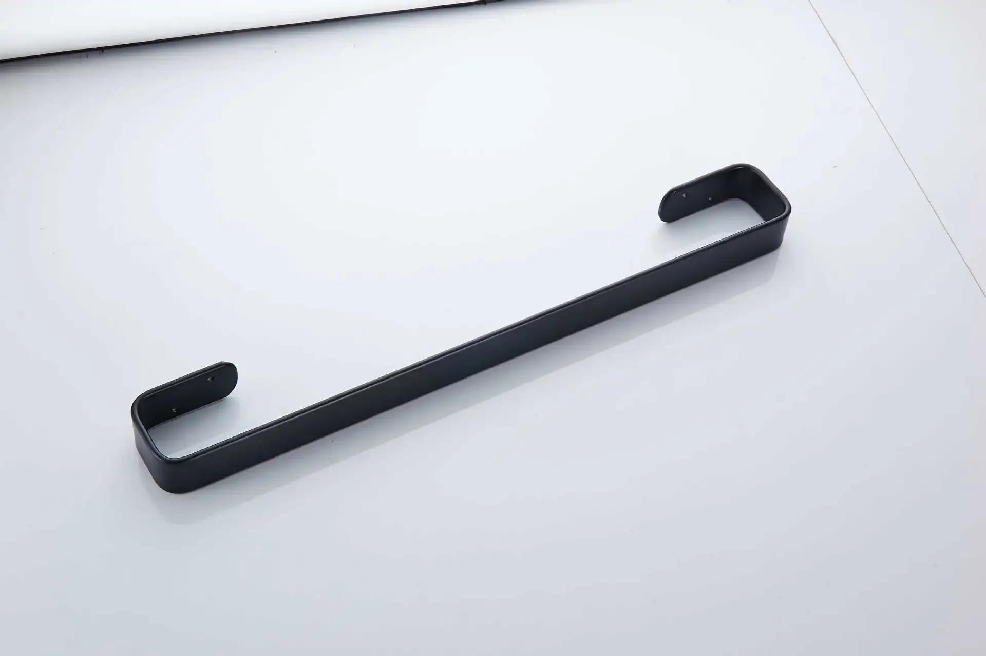 Description Picture 6 of itemStylish Black Space Aluminum Towel Bar with Single Bar Towel Rack Wall Mounted Bathroom Rack for Towels and Slippers