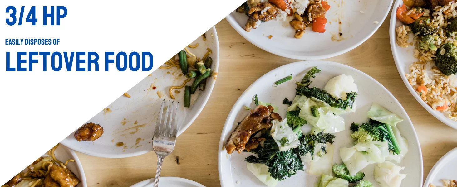 Description Picture 6 of itemMaid 10-US-WM-458-3B Garbage Disposal Anti-Jam Stainless Steel Food Waste Grinding System, 3/4 HP Deluxe, Black